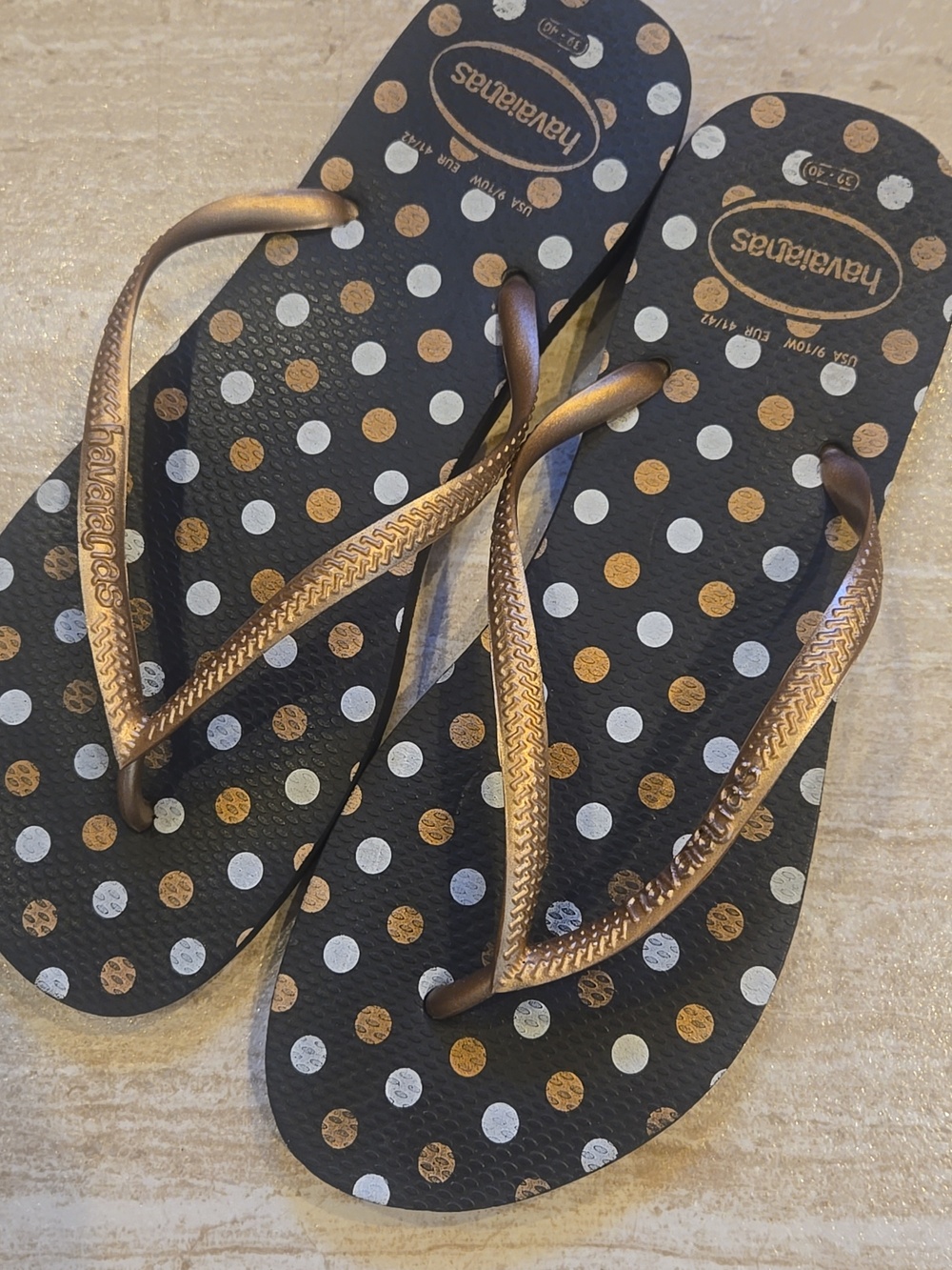 Havaianas Copper Flip Flops